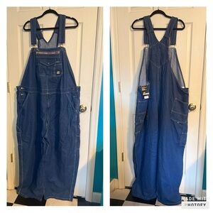 Men's Berne Classic Blue Denim Overalls Big and Tall